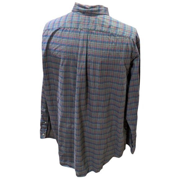 Ralph Lauren Mens XXL Plaid Button-Down Shirt 100% Cotton Classic Fit L/S - Picture 6 of 9